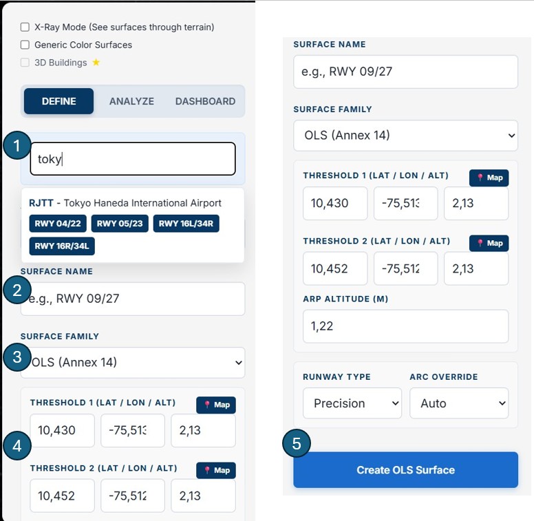 Create Airport — replace with ASIT screenshot